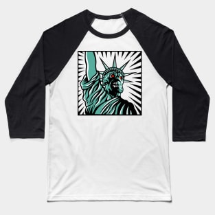 Martian Liberty without background Baseball T-Shirt